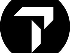 Travelport T logo in black